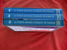RARE - PORTE AVION CHARLES DE GAULLE - 3/3 TOMES- COFFRET N° - 15 ANS DE MISSION