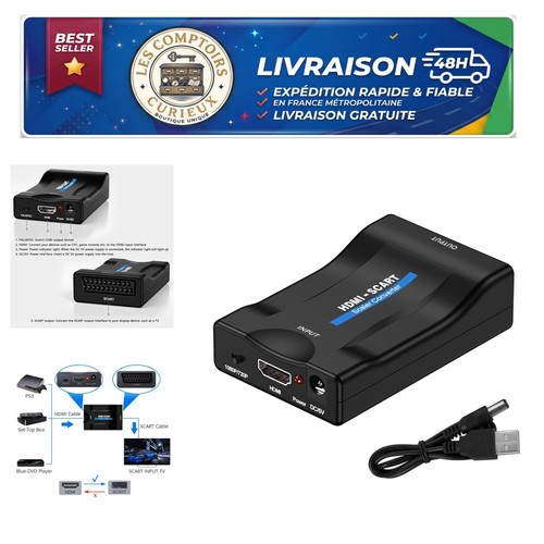 Adaptateur convertisseur hdmi - convertisseur,