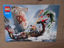 Notice de montage LEGO VIKINGS 7018 "Drakkar"