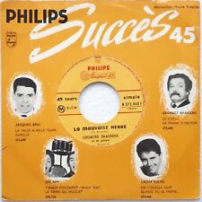 GEORGES BRASSENS 45T JUKE BOX 372.460 Le parapluie La mauvaise herbe QUASI NEUF