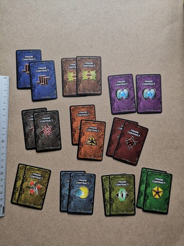 Trade contract cards - trade,