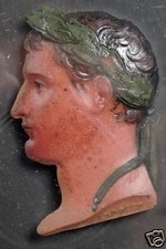 Antique Wax Framed Portrait