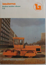Brochure travaux publics LOUKEMA rouleau tandem vibrant T 12 de RDA