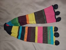 Écharpe tricot multicorlore