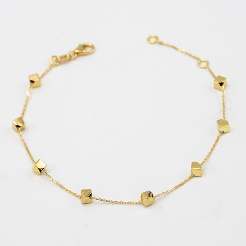 Bracelet femme cubes or - bracelet, en