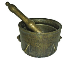 MORTIER EN BRONZE   XVII / XVIII siècle  