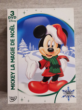coffret 3 dvd  walt disney mickey la magie de noel,occasion