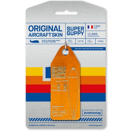 Aviationtag véritable peau - véritable,