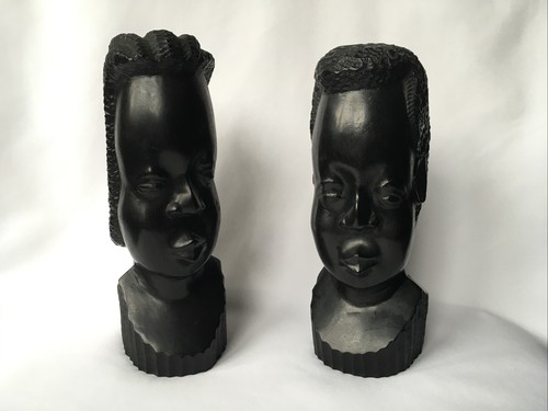 Couple sculpture africaine - sculpture,
