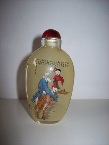 Ancienne tabatière flacon - , à