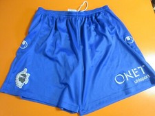 Short football SC BASTIA vintage UHLSPORT bleu collection XL
