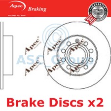 2x Apec BRAKING 256mm Uni OE