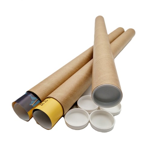 Tube carton brun - tube, pour