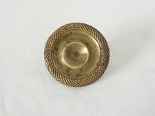 Poignée ou bouton ancien en laiton ou bronze style Empire ø 43 mm pour meuble