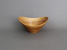 TAPIO WIRKKALA wooden bowl, Vintage 1950s, MCM decor, Scandinavian art