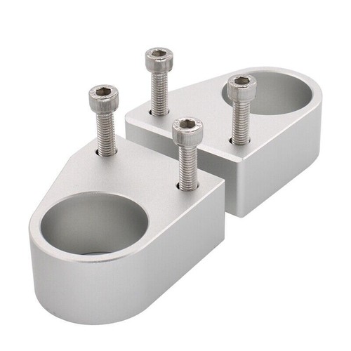 Pontets guidon 32mm argent - pontets, de
