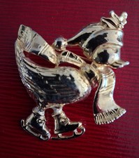 Broche Vintage Canard En