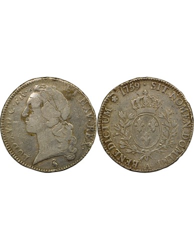 France louis ecu - xv,