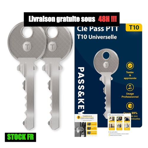 Clé passe ptt - t10, universelle