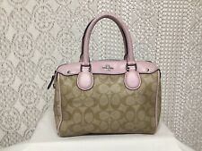 COACH  SAC A MAIN FEMME  MONOGRAME DEUX POIGNEES ( SF06/12/03-25ME )