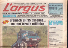 L'ARGUS N°3157 BREMACH GR 35 TRIBENNE / PHILIPPINES & JEEPNEY / PARIS-PEKIN