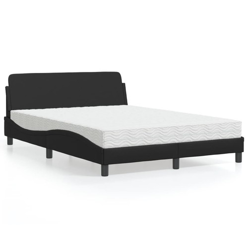 Lit avec matelas rembourré - lit,