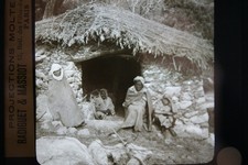 ALGERIE KABYLIE MOULIN A FARINE  PHOTO  PLAQUE DE VERRE MOLTENI