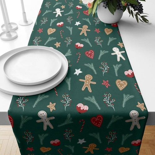Chemin table coton noël - de,