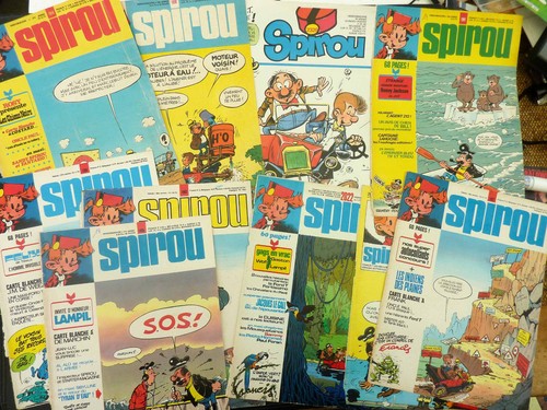 Spirou lot pages - (m17),