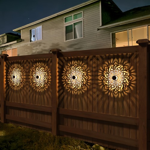 6pcs mandala solar - 1/2/4/6pcs,mandala,