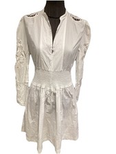 Superbe Robe Coton Dentelle