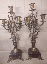 ancienne paire de chandeliers