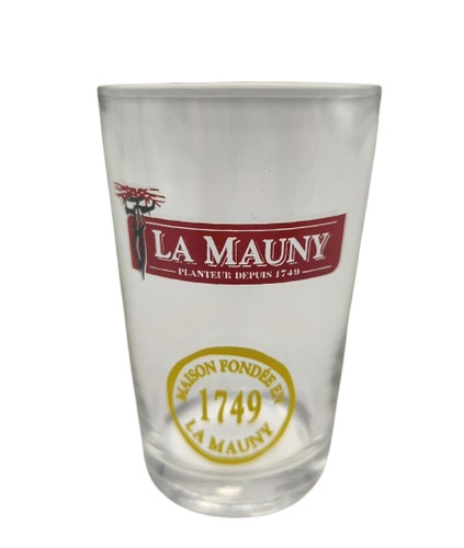 Verre rhum la mauny - verre,