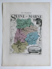 SEINE et MARNE carte