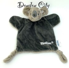 2893🌟Doudou Plat Koala Gris MODILAC Ours Anthracite