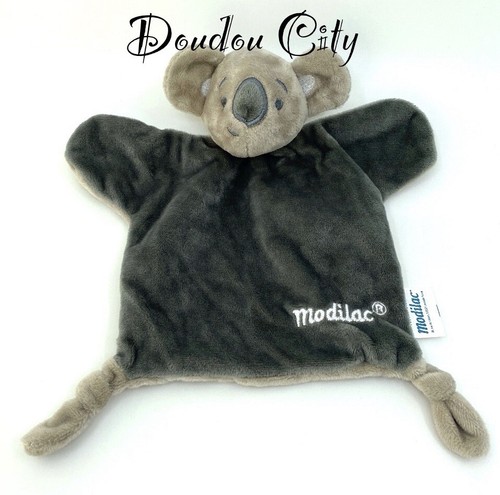 2893 doudou plat - koala, gris
