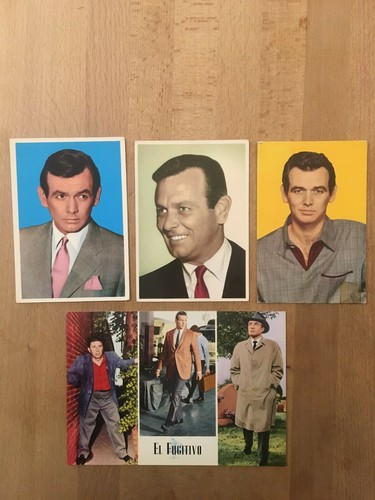 Fugitif lot de 4 cartes - le,