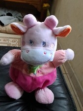 Doudou Peluche Boule  Vache