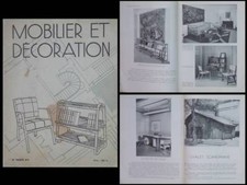 MOBILIER ET DECORATION N°6 1950 JACQUES ADNET, FLORENTIN BRIGAUD, ROYERE MATEGOT