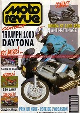 MOTO REVUE 3017 TRIUMPH 1000 DAYTONA CBX HONDA ST 1100 Pan European JAWA 1991