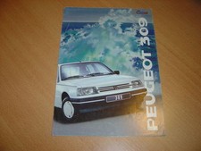 DEPLIANT Peugeot 309 Chorus de