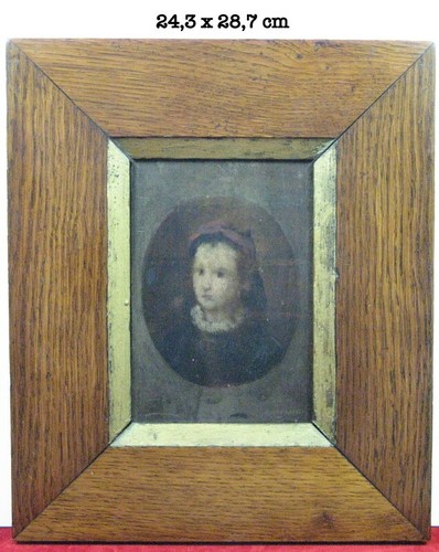 Tableau ancien huile - huile, sur