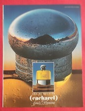 Publicité de presse: Parfum CACHAREL Eau de Toilette pour Homme  1989
