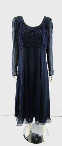 Miss elliette vtg 80s - vtg, navy