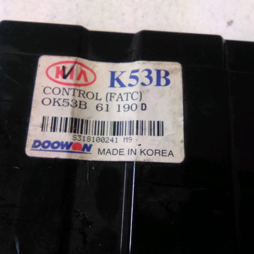 Commande climatisation kia - climatisation,