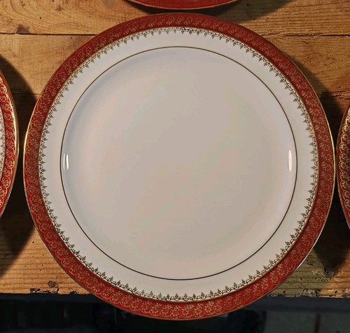 Assiette plate porcelaine - x6,
