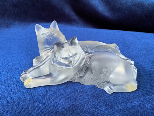 Figurine chats cristal - figurine,