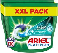 Lot 120 Pods ARIEL Allin1+ LENOR Unstoppables Aérien * Capsules Pack de Lessive