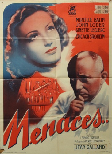 Menaces affiche ressortie - "menaces",
