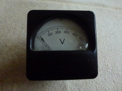 Ancien compteur volte metre - compteur, de